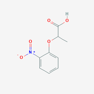 molecular formula C9H9NO5 B077381 2-(2-Nitrophenoxy)propanoic acid CAS No. 13212-57-2
