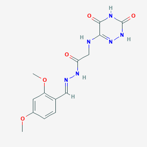 molecular formula C14H16N6O5 B7738127 MFCD01182073 