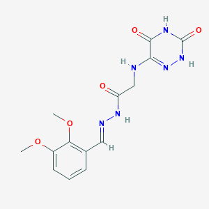 molecular formula C14H16N6O5 B7738128 MFCD01182074 