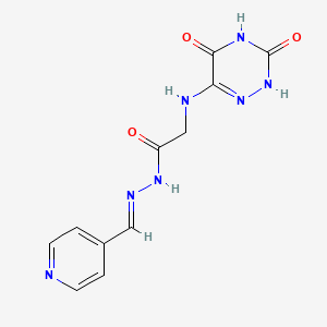 molecular formula C11H11N7O3 B7738142 MFCD01182079 