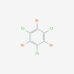 molecular formula C6Br3Cl3 B077382 1,3,5-Tribromo-2,4,6-trichlorobenzene CAS No. 13075-02-0