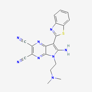 molecular formula C19H16N8S B7738354 MFCD01911762 