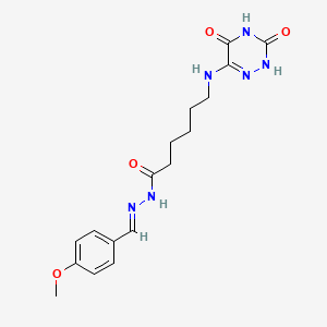 molecular formula C17H22N6O4 B7738477 MFCD01918418 