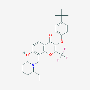 molecular formula C28H32F3NO4 B7738553 MFCD02067496 