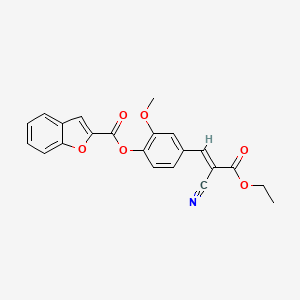 molecular formula C22H17NO6 B7738600 MFCD02333465 