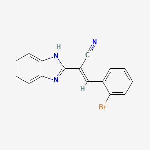 molecular formula C16H10BrN3 B7738654 MFCD02165907 
