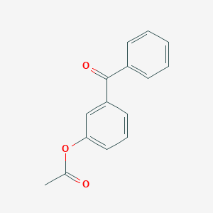 molecular formula C15H12O3 B077388 3-Acetoxybenzophenone CAS No. 13324-18-0