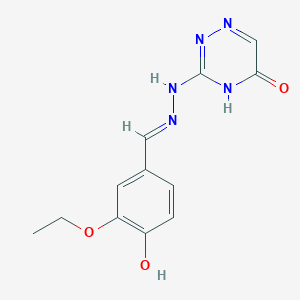 molecular formula C12H13N5O3 B7738861 MFCD01070996 