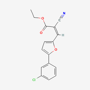 molecular formula C16H12ClNO3 B7738897 MFCD02123406 