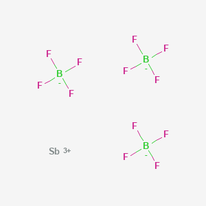 molecular formula B3F12Sb B077392 Borate(1-), tetrafluoro-, antimony(3+) (3:1) CAS No. 14486-20-5