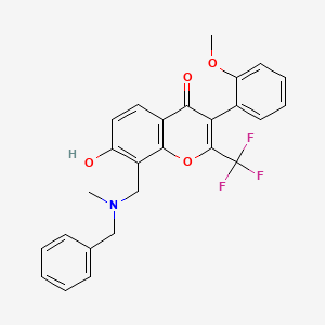 molecular formula C26H22F3NO4 B7739363 MFCD02072014 