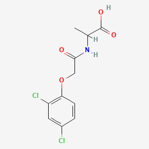 molecular formula C11H11Cl2NO4 B7739367 N-((2,4-Dichlorophenoxy)acetyl)-L-alanine CAS No. 879123-74-7