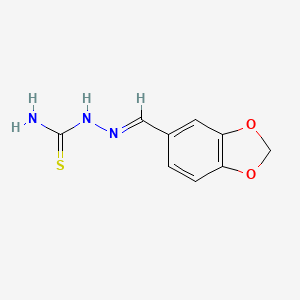 molecular formula C9H9N3O2S B7739370 1,3-Benzodioxole-5-carbaldehyde thiosemicarbazone CAS No. 5351-85-9