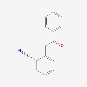 molecular formula C15H11NO B077395 2-(2-Cyanophenyl)acetophenone CAS No. 10517-64-3
