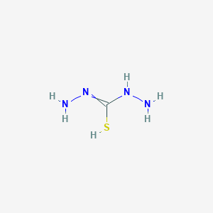 molecular formula CH6N4S B7739879 N,N'-diaminocarbamimidothioic acid 