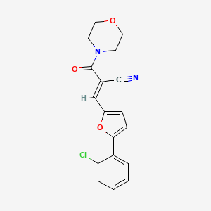 molecular formula C18H15ClN2O3 B7739982 MFCD01847673 