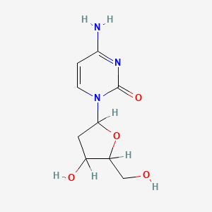 molecular formula C9H13N3O4 B7740060 4-amino-1-[4-hydroxy-5-(hydroxymethyl)oxolan-2-yl]pyrimidin-2-one 