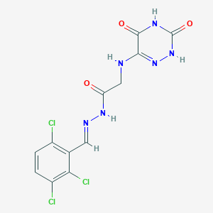 molecular formula C12H9Cl3N6O3 B7740134 MFCD01530953 