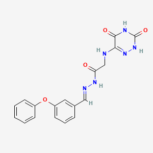 molecular formula C18H16N6O4 B7740146 MFCD01531070 