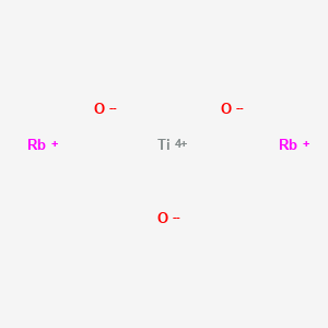 molecular formula O3Rb2Ti B077403 Rubidium titanium oxide (Rb2TiO3) CAS No. 12137-34-7
