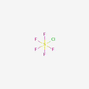 molecular formula ClF5S B077404 Sulfur chloride pentafluoride CAS No. 13780-57-9