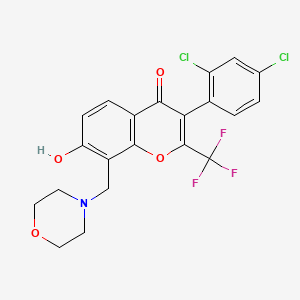 molecular formula C21H16Cl2F3NO4 B7740435 MFCD01650180 