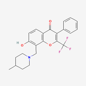 molecular formula C23H22F3NO3 B7740478 MFCD01650278 