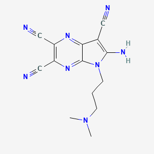 molecular formula C14H14N8 B7740691 MFCD02347848 