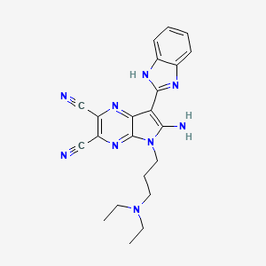 molecular formula C22H23N9 B7740705 Topoisomerase II inhibitor 13 