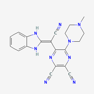 molecular formula C20H17N9 B7740837 MFCD02165867 