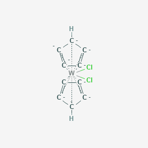 molecular formula C10H10Cl2W 10* B077413 Cyclopenta-1,3-diene;dichlorotungsten CAS No. 12184-26-8