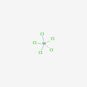 molecular formula WCl5<br>Cl5W B077414 五氯化钨 CAS No. 13470-14-9