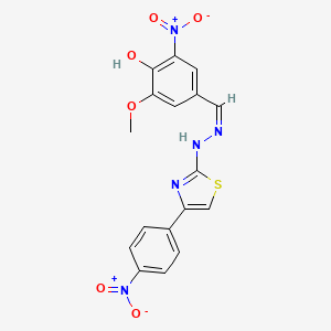 molecular formula C17H13N5O6S B7741424 MFCD02333595 