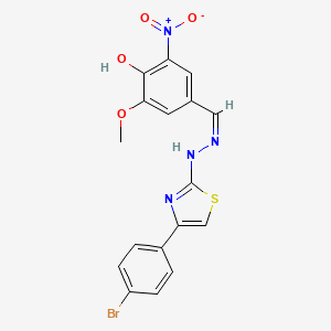 molecular formula C17H13BrN4O4S B7741425 MFCD02332998 