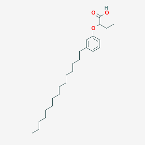 2-(3-Pentadecylphenoxy)butyric acid