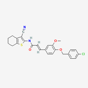 molecular formula C26H23ClN2O3S B7741527 MFCD02353101 