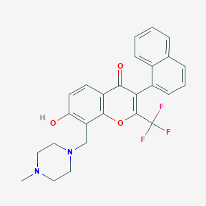 molecular formula C26H23F3N2O3 B7741583 MFCD02333083 