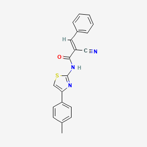 molecular formula C20H15N3OS B7741656 MFCD02358365 