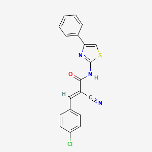 molecular formula C19H12ClN3OS B7741920 MFCD02350951 