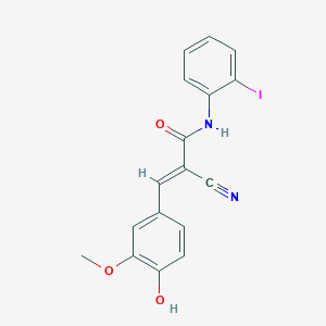 molecular formula C17H13IN2O3 B7742017 MFCD02353829 