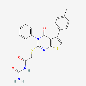 molecular formula C22H18N4O3S2 B7742617 MFCD02328201 