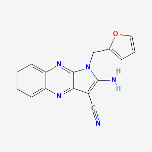 molecular formula C16H11N5O B7742660 MFCD02363310 