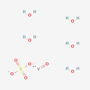 molecular formula H10O10SV B077427 Vanadyl sulfate pentahydrate CAS No. 12439-96-2