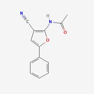 molecular formula C13H10N2O2 B7742866 N-(3-cyano-5-phenyl-2-furyl)acetamide 