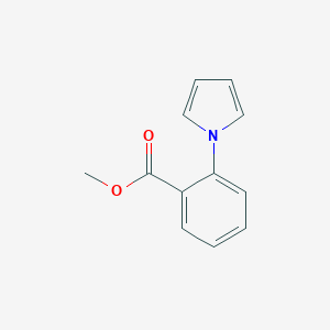 molecular formula C12H11NO2 B077429 methyl 2-(1H-pyrrol-1-yl)benzoate CAS No. 10333-67-2