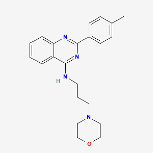molecular formula C22H26N4O B7742993 MFCD02958889 