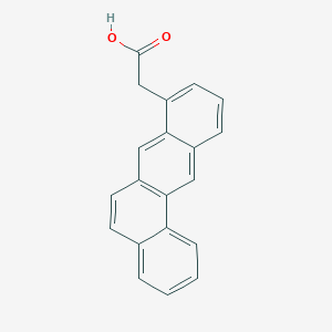 molecular formula C20H14O2 B077430 Benz[a]anthracene-8-acetic acid CAS No. 13728-58-0