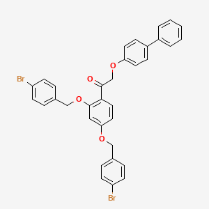 molecular formula C34H26Br2O4 B7743100 MFCD02958045 