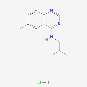molecular formula C13H18ClN3 B7743140 MFCD02730351 