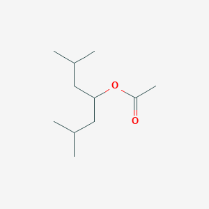 molecular formula C11H22O2 B077432 3-Methyl-1-isobutylbutyl acetate CAS No. 10250-45-0